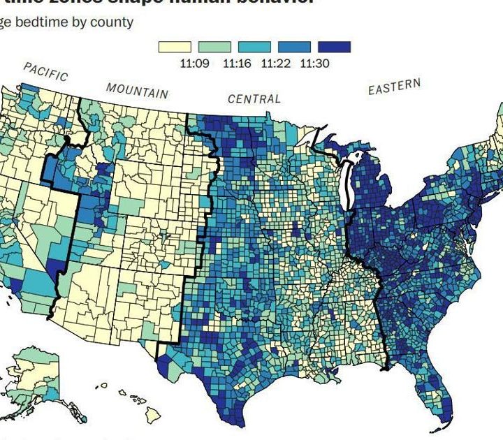 Living on the wrong side of a time zone can be hazardous to your health – Omaha World-Herald