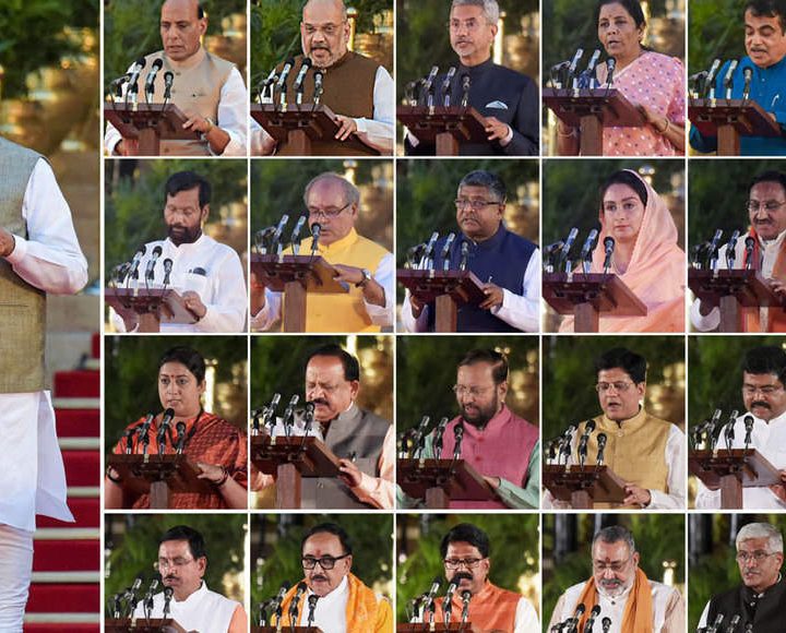 Complete list of Cabinet ministers, ministers of state with independent charge – Economic Times