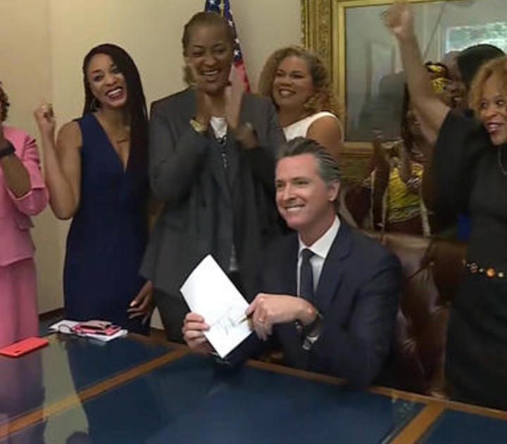 CROWN Act: California becomes first state to ban discrimination against natural hair – CBS News