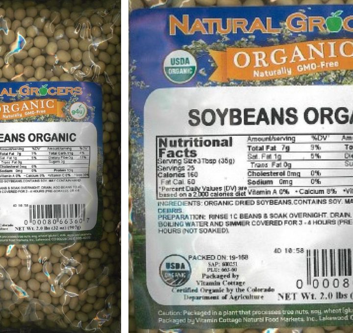 Vitamin Cottage recalls Natural Grocers soybeans in 20 states – Food Safety News