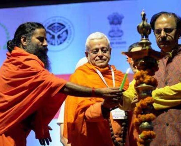 Yoga Guru Ramdev attends Ayuryog Expo 2019 in Greater Noida – Times of India